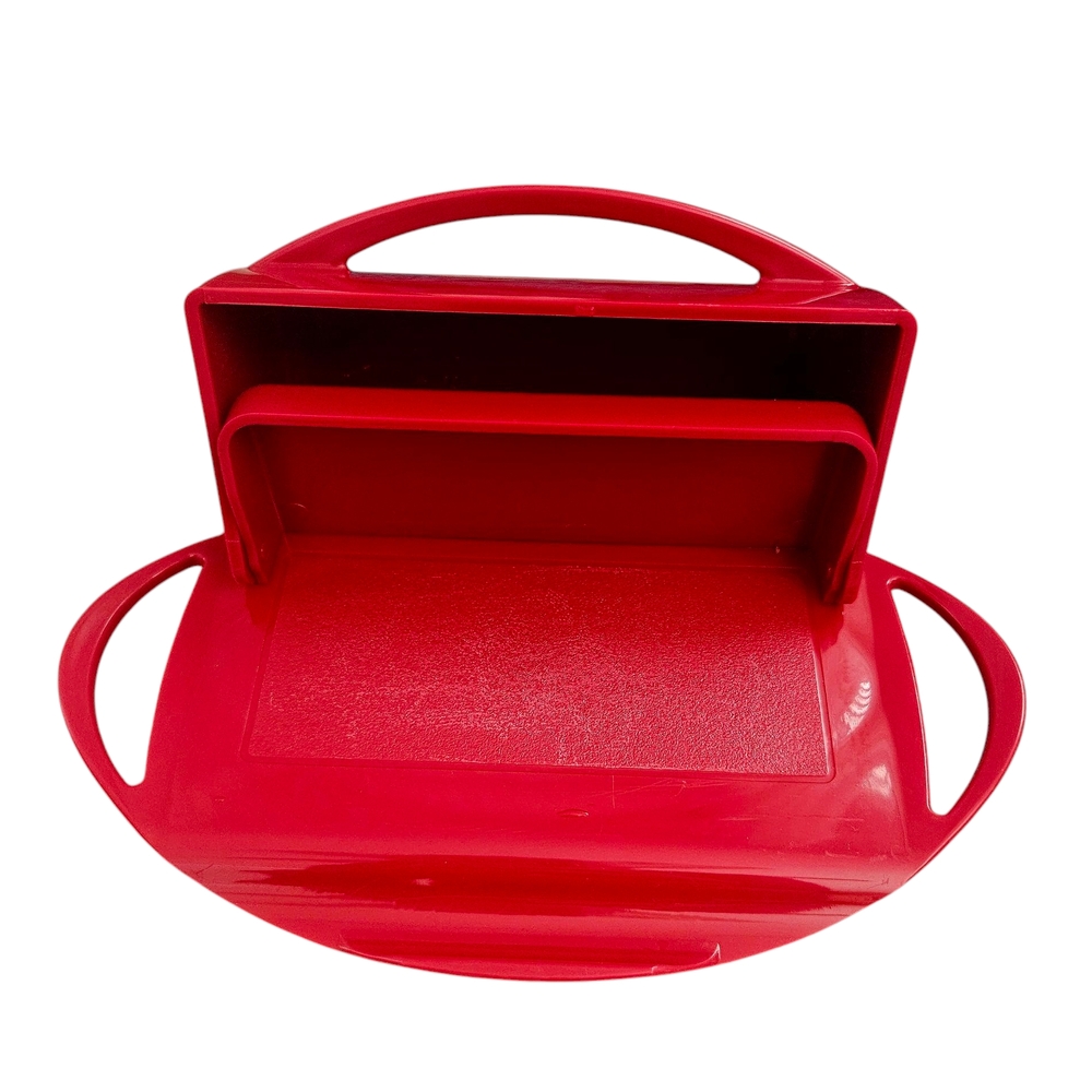 Butterie Red Flip-Top Butter Dish